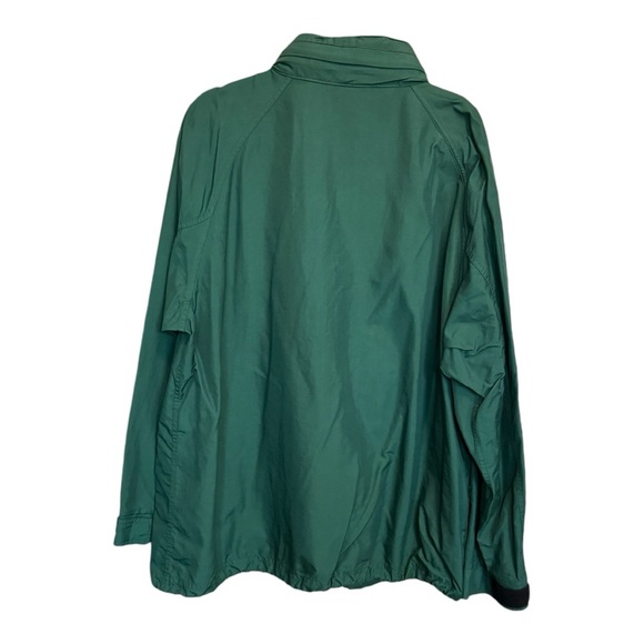 Structure Mens Size XL Zip Up Jacket Green Hidden Hood Adjustable Very Nice - Picture 2 of 15